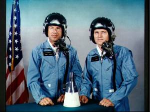 James Lovell y Frank Borman (Foto: NASA)